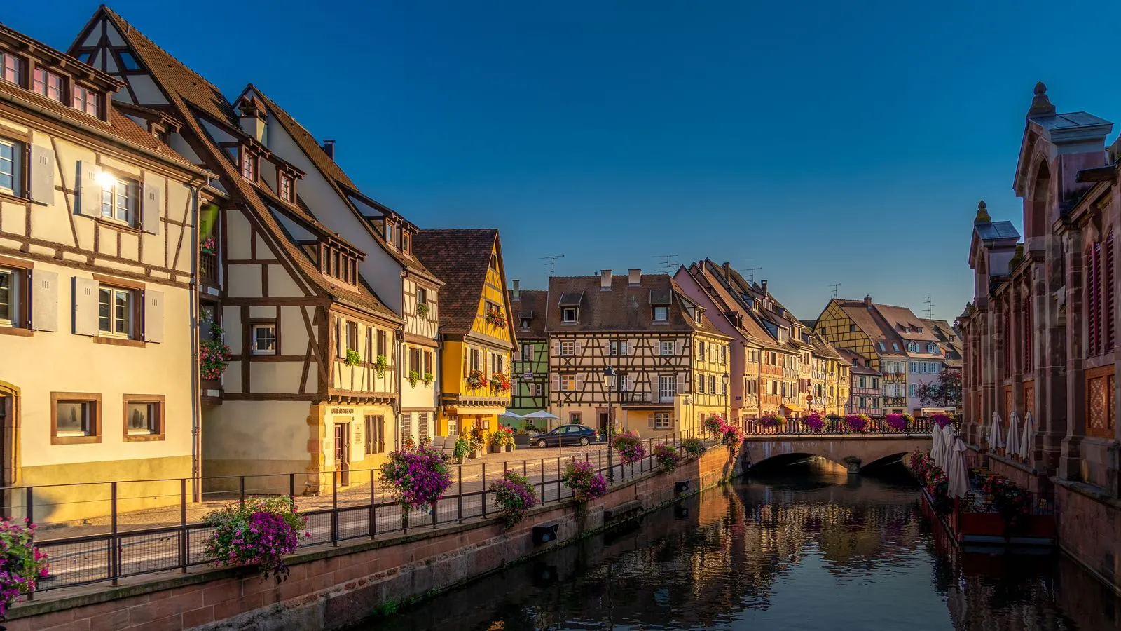Maisons et canal à Colmar