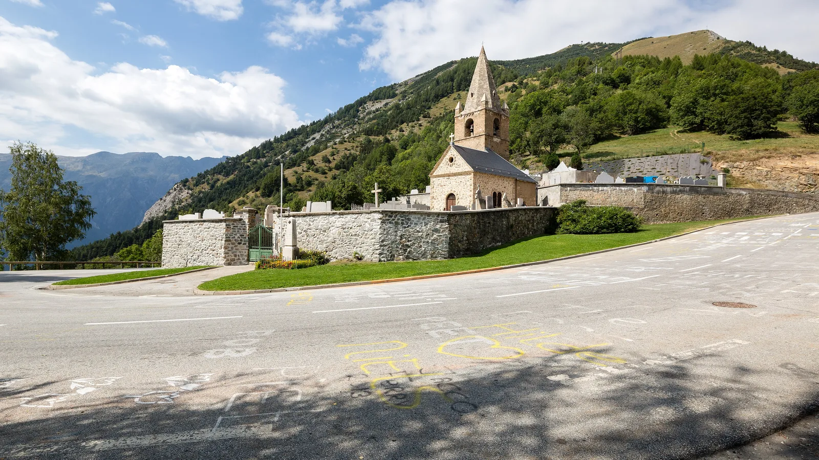 Vue illustrant Huez